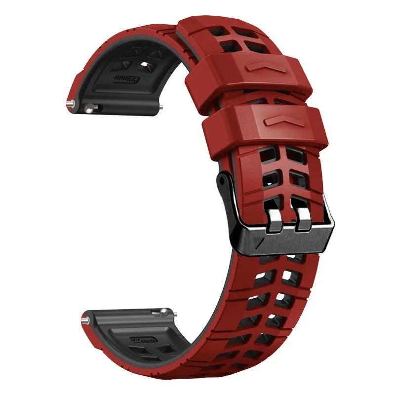 Silicone Strap 22mm Watchband - Versatile Wristband Bracelet