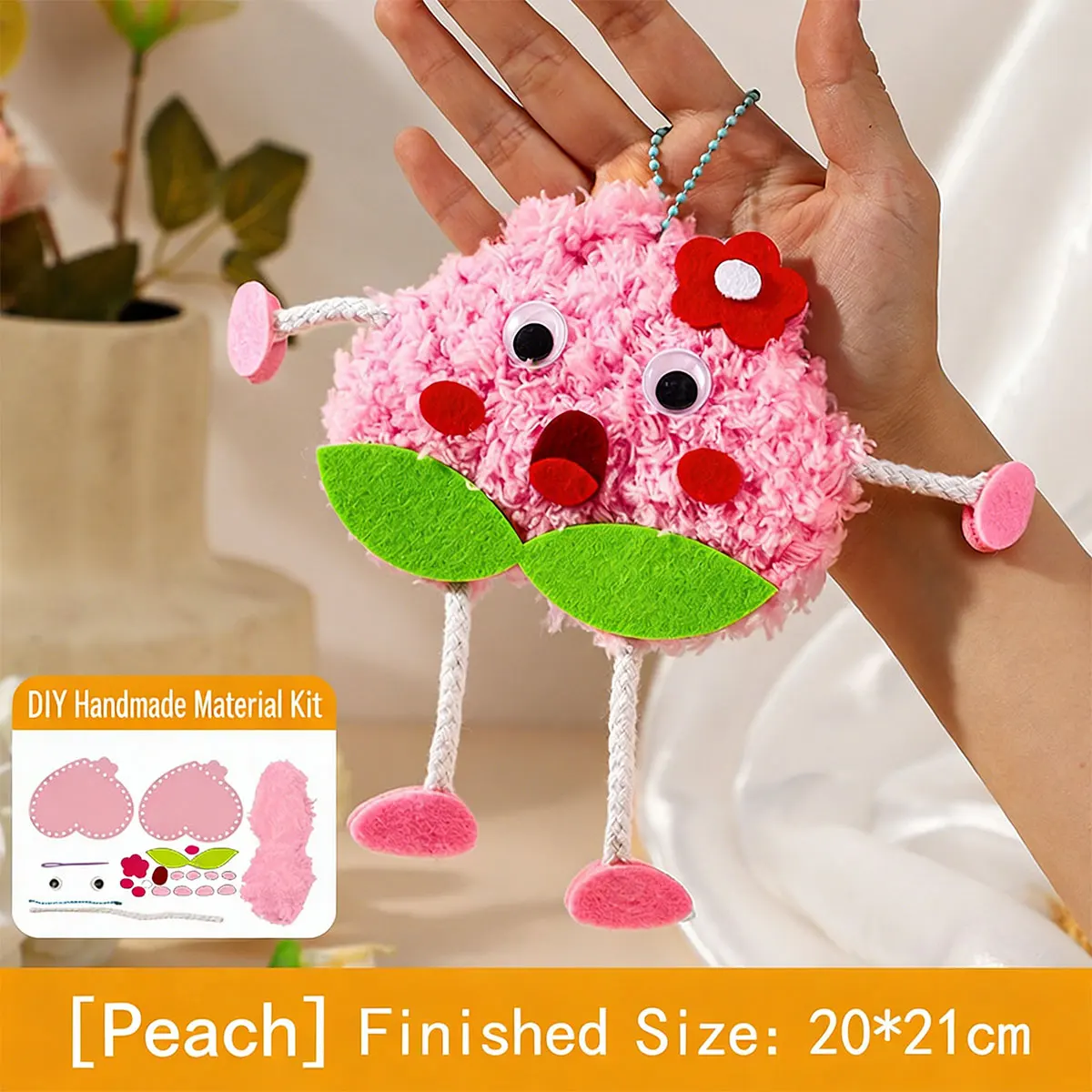Beginner's DIY Sewing Kit: Create Adorable Felt Crafts and Pendant Charms