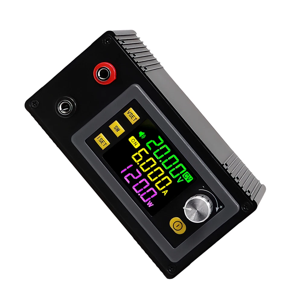 XY-SK120 태양광 전원 공급 모듈 (조정 가능한 매개변수 0-36V 0-6A 120W, LCD 디스플레이 및 온도 모니터링 기능 포함)
