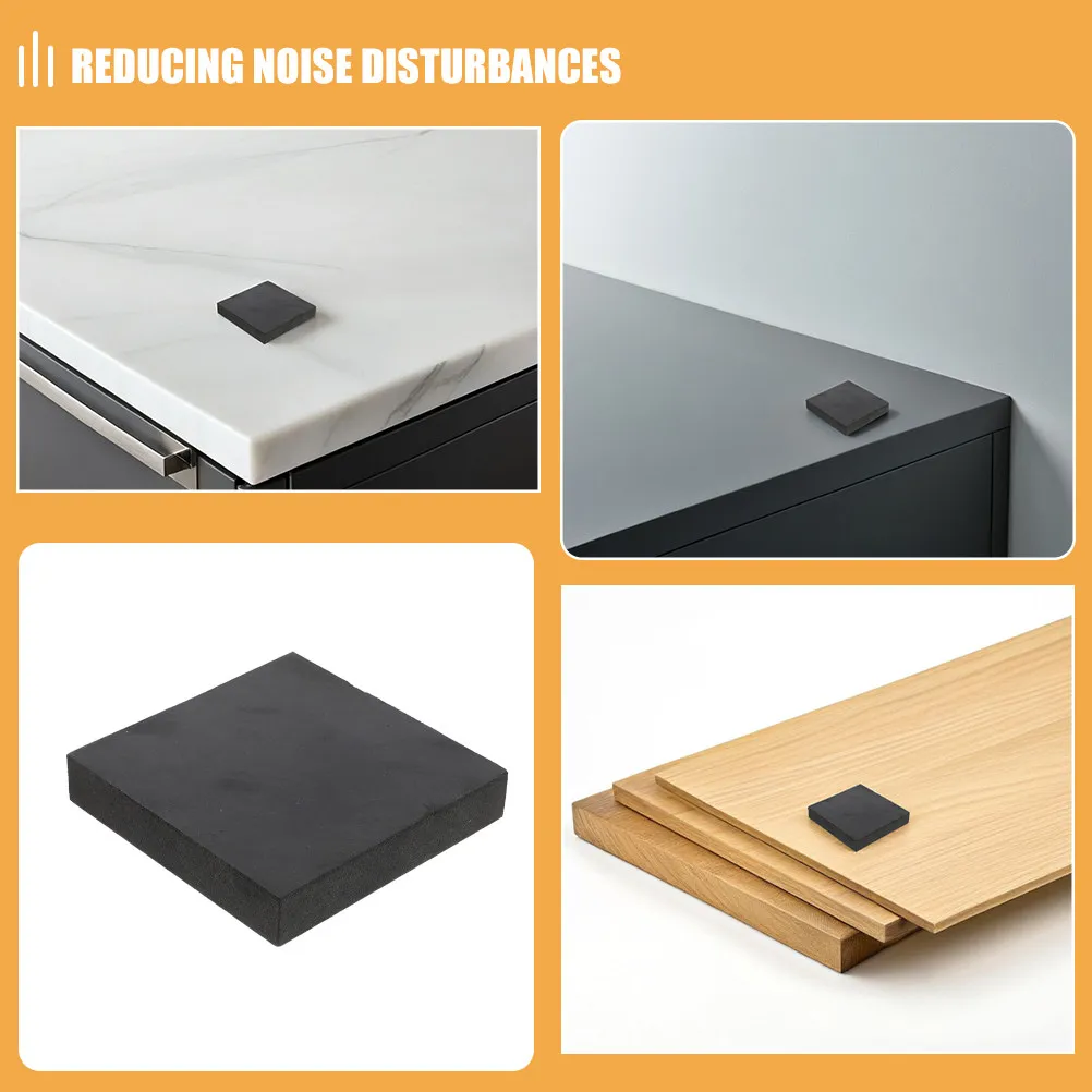 4Pcs 헤비 듀티 고무 절연 패드 100x100x15mm 홈 체육관 피아노 드럼 키트 데스크탑 스피커 용 진동 방지 미끄럼 방지