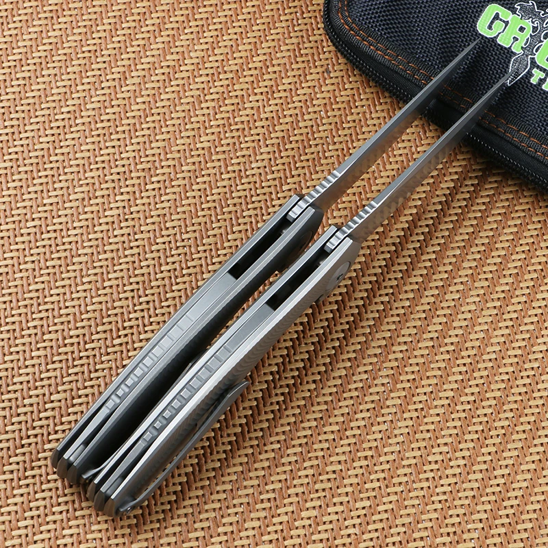 Green Thorn Bio Folding Knife VG10 Blade TC4 Titanium Handle Outdoor Camping Hunting Survival EDC Tool 2