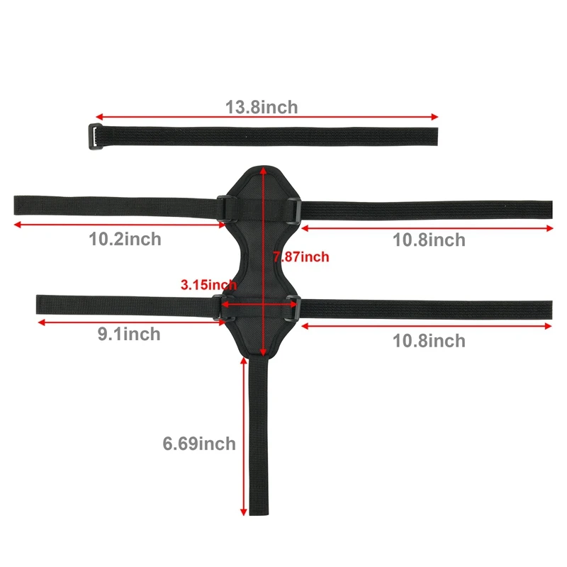 Portable Bluetooth Speaker Mount For Bike Golf Cart, Adjustable Strap Speaker Holder Bike Speaker Mount