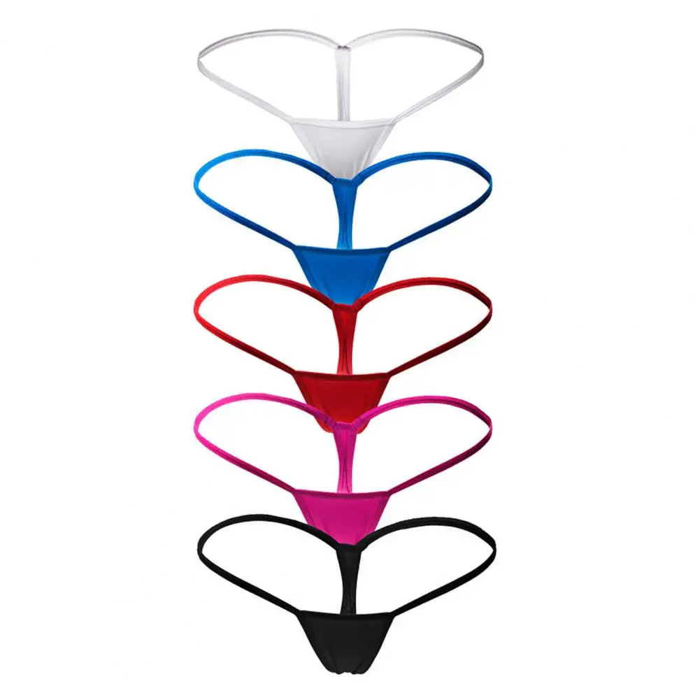 Women's Panties Thong T Back Low Waist Micro Mini G-String Female Underwear