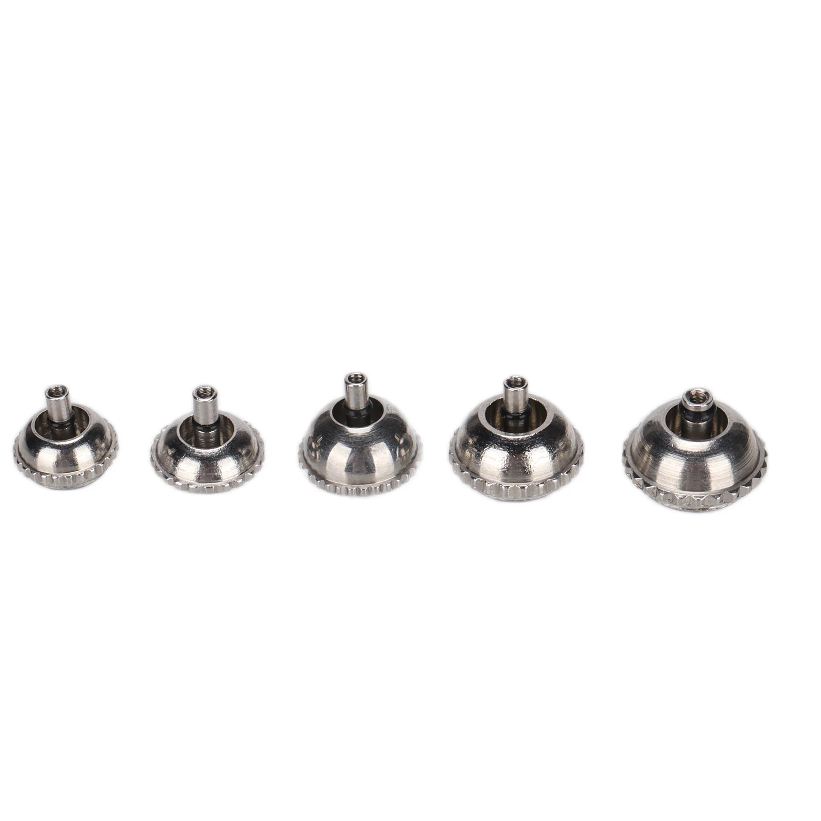 Watch Crown Parts Steel Blue Balloon Replacement Watch Crown Buttons Assortment Parts