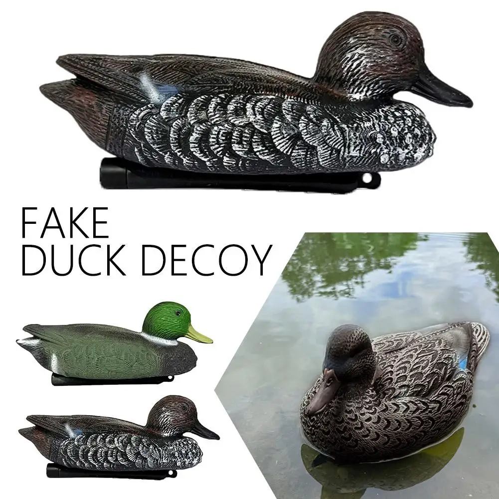 Leurre canard faux 3D flottant pour chasse et pêche - Décoration de jardin simulation réaliste