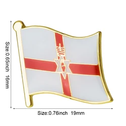 Northern Ireland Flag Enamel Pin and Brooch (XY0275)