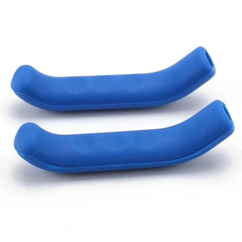 2 Pezzi Mountain Bike Manubrio Grip Leva Del Freno In Silicone Per Protezione Della Copertura Protezione Della Maniglia Del Freno Della Bicicletta - Foto 12