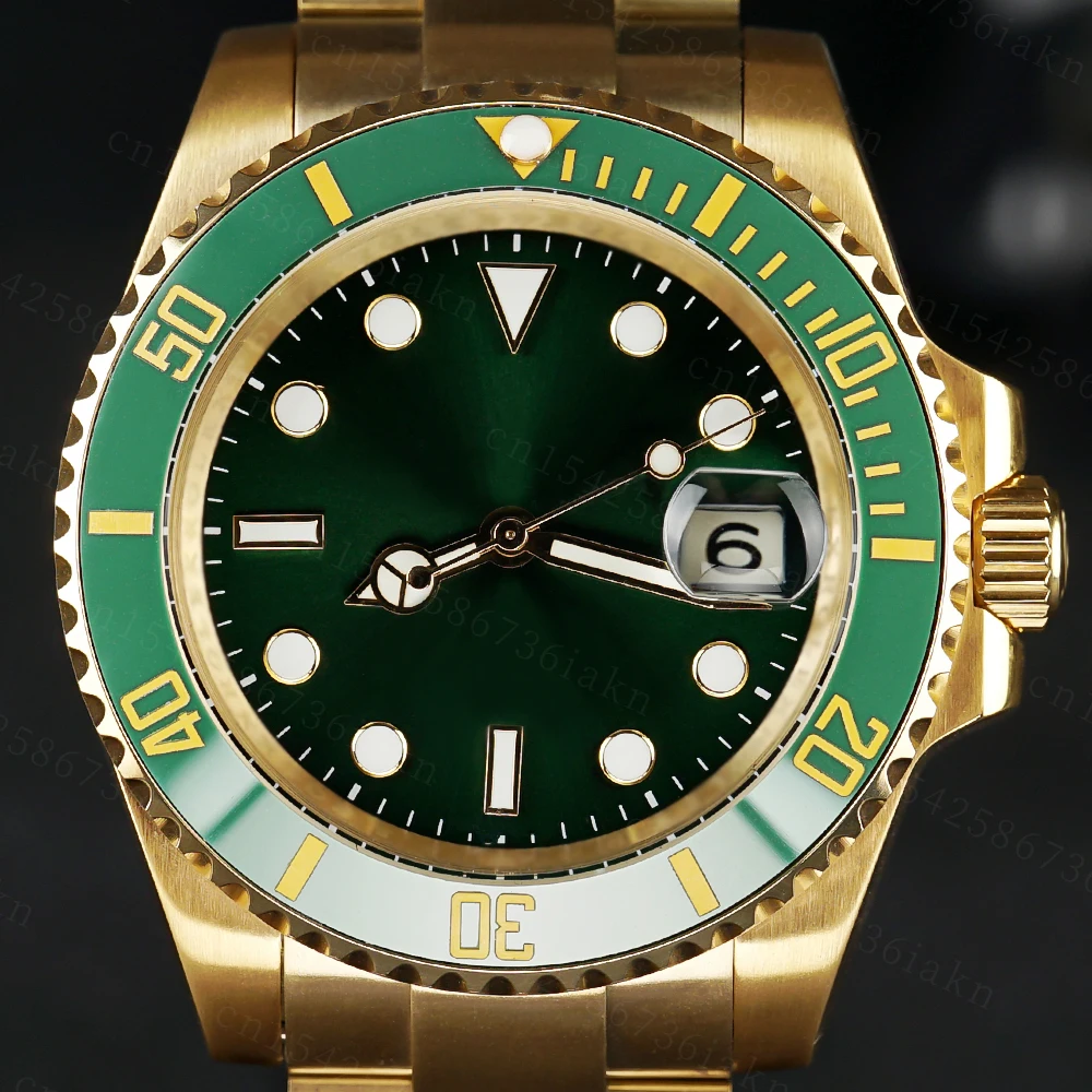 2022 Fashion New 40mm Men's Leisure Sports Sapphire Mirror Stainless Steel Material Waterproof Automatic Mechanical Watch