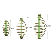 

10pc Bait Feeder Spring For Carp Fishing Fresh & Saltwater Rig Bait Feeder Cages Fishing Feeders Method Leader Fishing Feeders