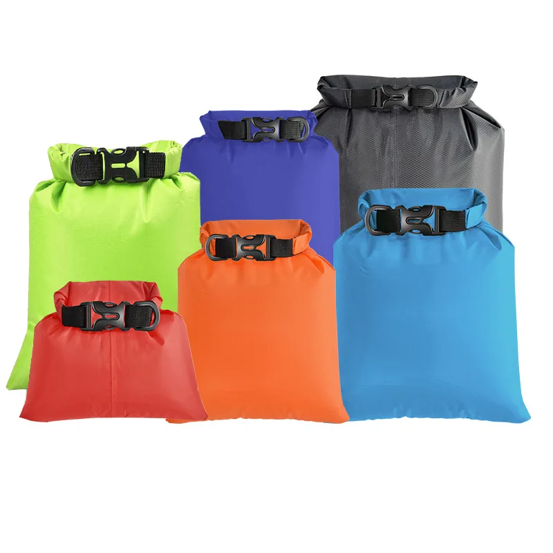 Waterproof Dry Bag 1.5/2.5/3/3.5/5/8L Lightweight Dry Sacks Roll Top Sacks Drifting Swimming Clothes Storage Bag Keeps Gear waterproof dry bag