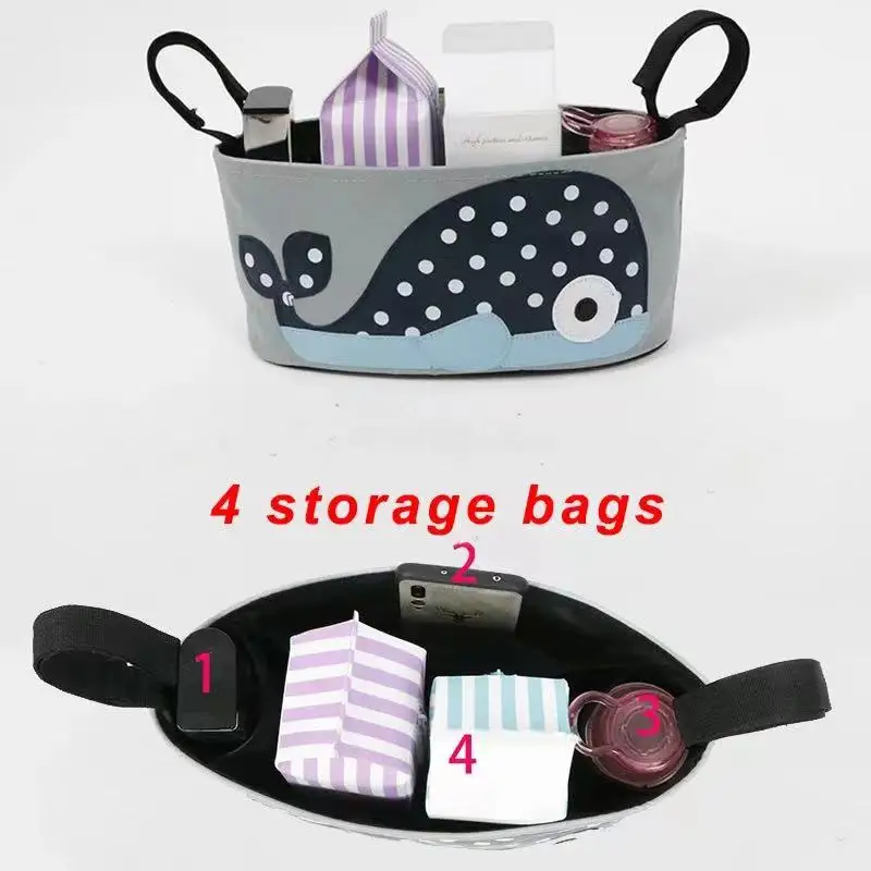 Baby Stroller Organizer Bag for Baby Carriage Bag Pushchair Stroller for Pram Organizer Travel Bags Kids