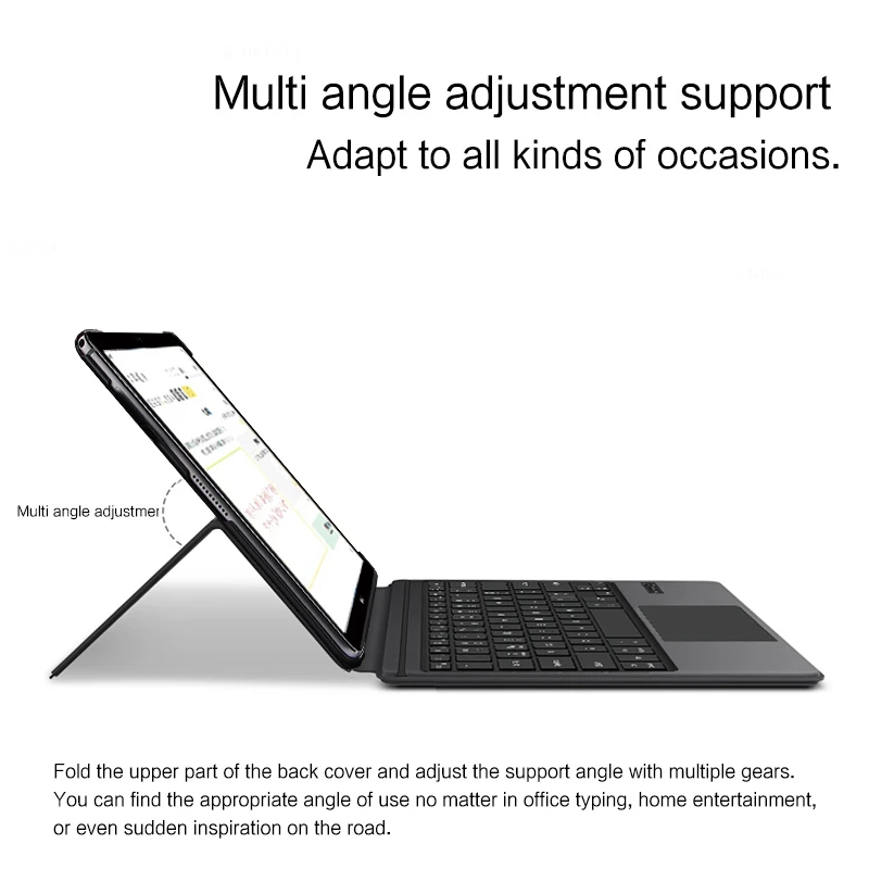 Capa para Huawei Matebook e 12 2023 2023 2023 Matebook e Tablet Bluetooth Teclado Touch Pad Capa Protetora Cases Tpu Escudo - Imagem 6