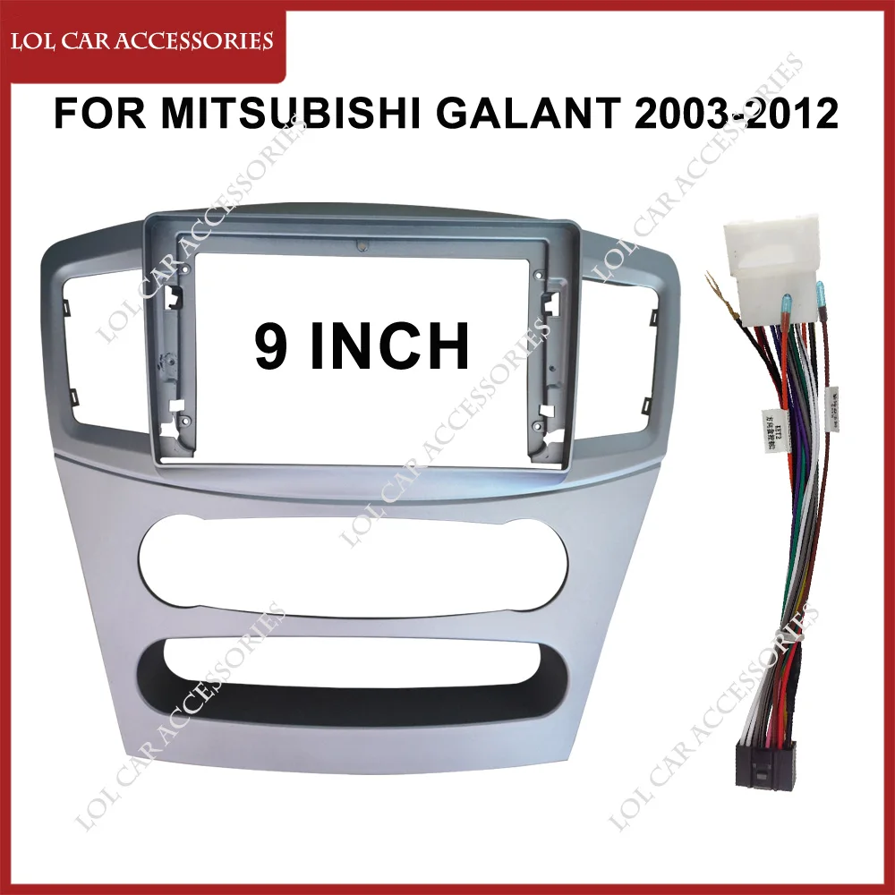 

9 Inch For Mitsubishi Galant 2003-2012 Car Radio Frame Car Stereo MP5 PlayerCasing 2 Din Head Unit Fascia Dash Board Cover