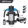50-5M 13cm Stake Sprinkler Watering System Garden 60W Power Self-Priming Pump Automatic Irrigation Equipment 1/4”Hose Drip Kits 5