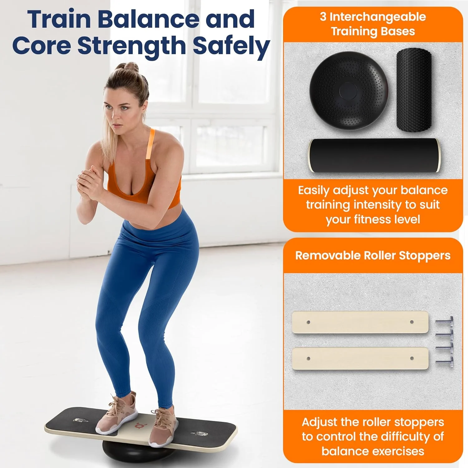 Multi-Function Fitness Wooden Push-Up Board Kit With Pilates Bar Resistance Ba Sets Foldable Stand for Sports & Entertainment