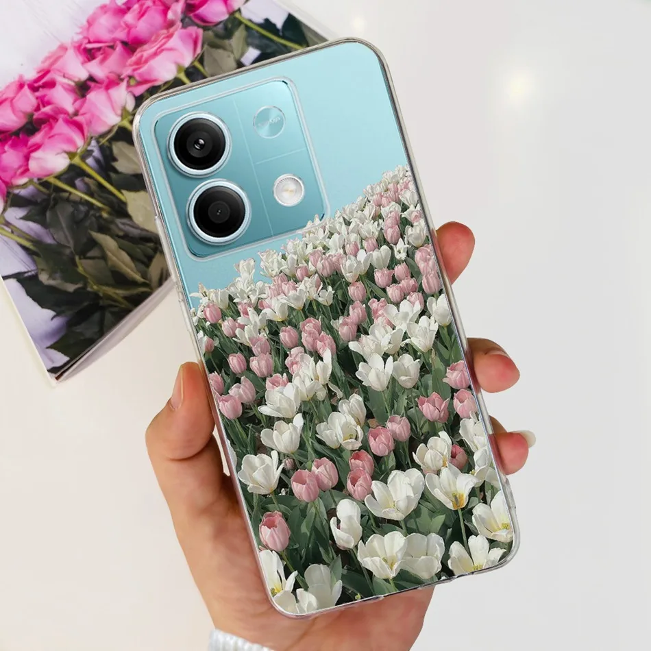 Elegant Printing Soft Silicone TPU Slim Phone Back Cover