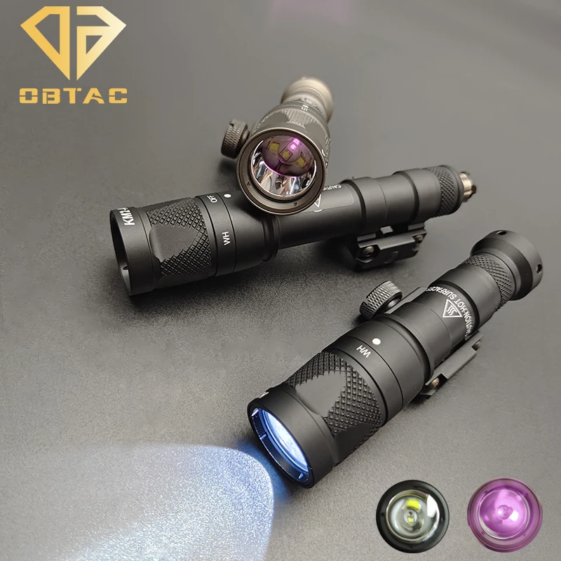 Sotac Surefir SF M600V M300V IR Lighting Scout Light Tactical LED Flashlight Hunting Rail Mount Weapon light for Outdoor Sports led powerful flashlight zenitco k 2p tactical metal klesch 2p ak sd weapon light fit 20mm rail with switch strobe hunting light