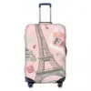 Eiffel Tower Graffiti Suitcase Cover Paris Fashion Travel Protection Flight Practical Luggage Supplies Xmas Gift 2