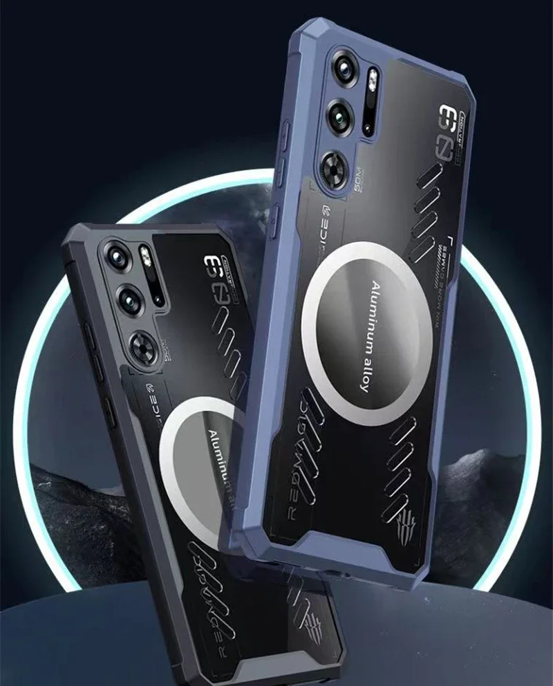 Custodia per PC con dissipazione del calore in grafene per ZTE nubia Red Magic 9 8 8s Pro Plus Custodia anti-caduta trasparente traspirante e raffreddante_voghion.com