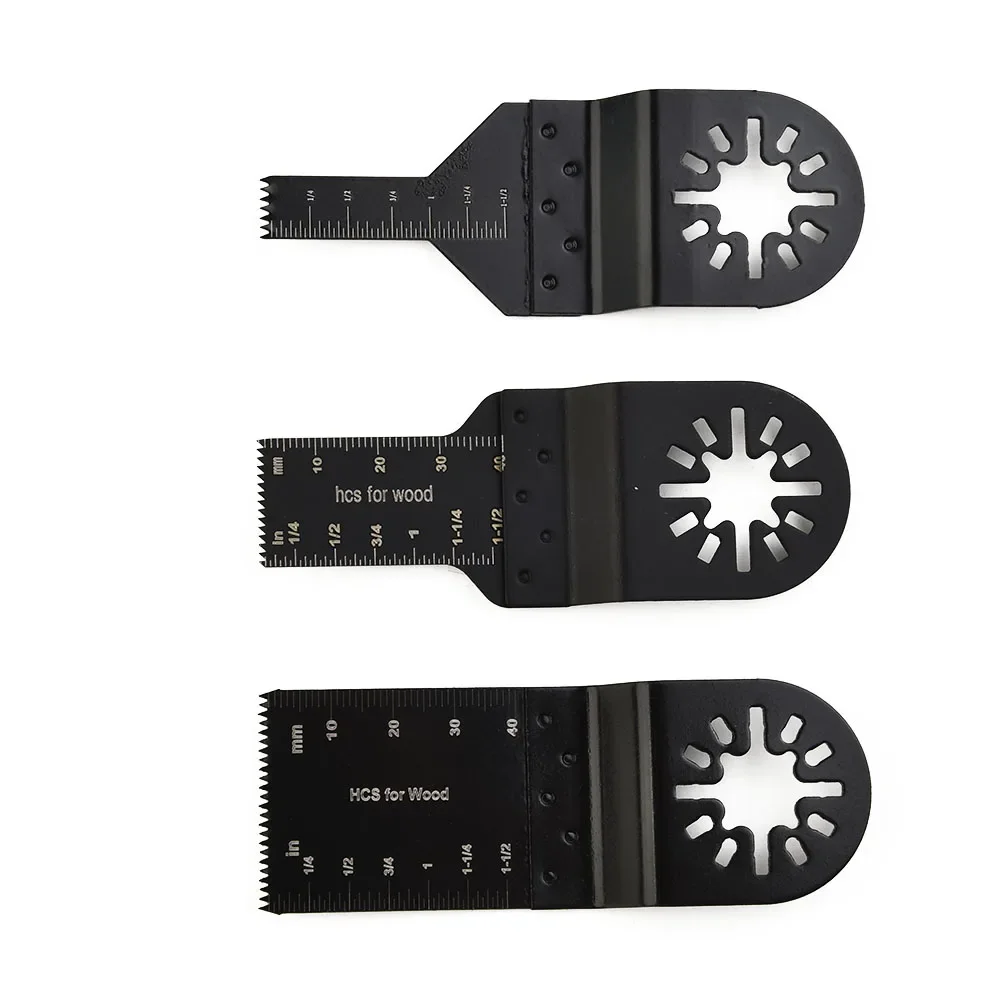 

Plastic Or Opening Hole Saw Blades 3pcs High Carbon Steel Oscillating Multi Power Tools 10/20/34mm Accessories
