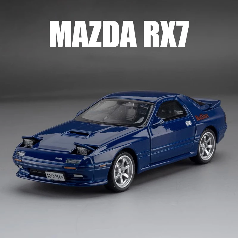 1:32 マツダ RX7 FC 頭文字 D マツダ MX5 合金モデルカーの