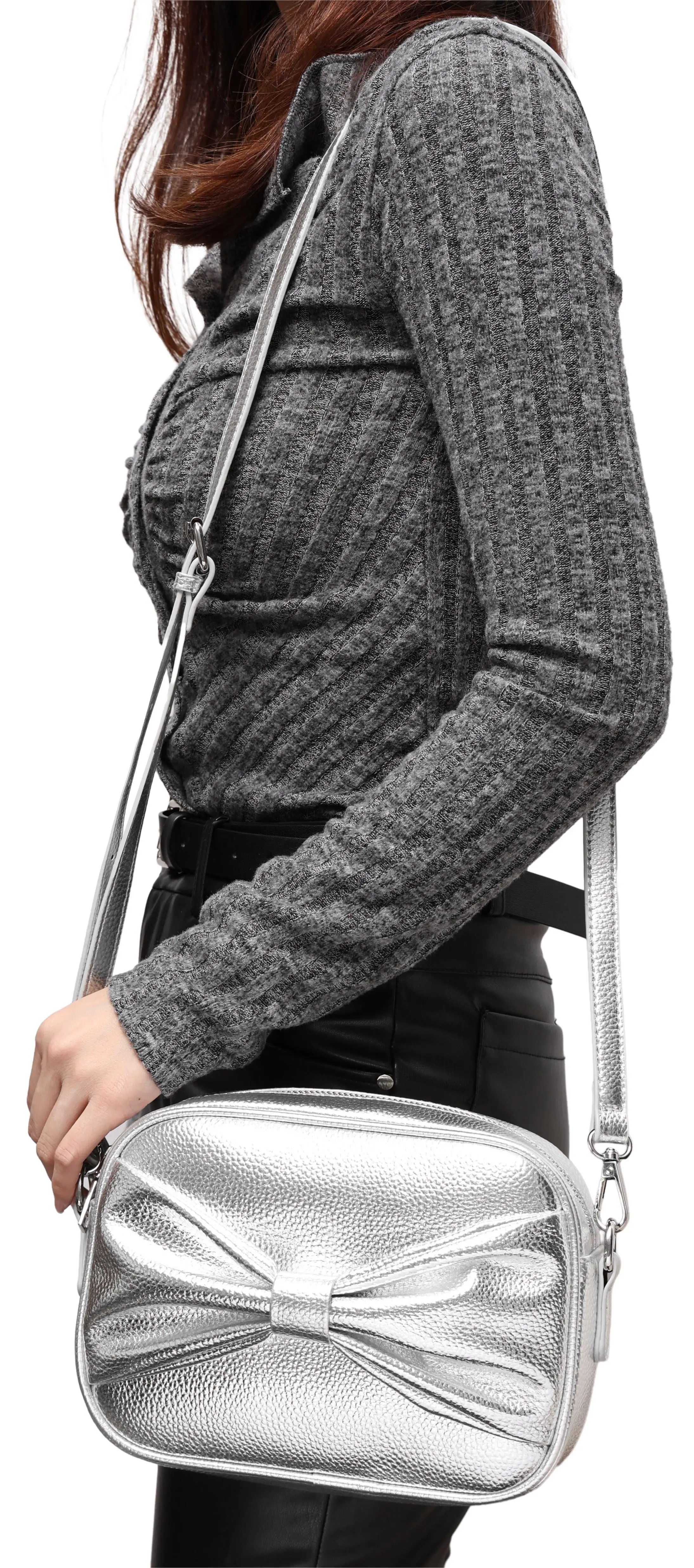 Fashion Women Handbag Luxury Brand Leather Messenger Bags Trend Female Bowknot Shoulder Bag Classic Chain Crossbody Bag for girl