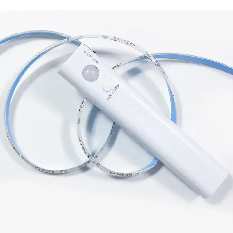 Motion-Sensing LED Strip Night Light - Battery Powered, Waterproof