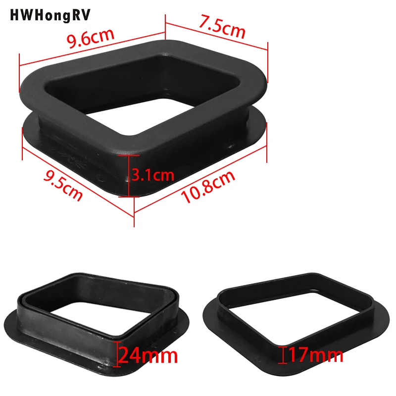 Gaming Chair Plastic Hole cover Office Chair Hole Decorative Frame Plastic Guide Parts 2 PCS