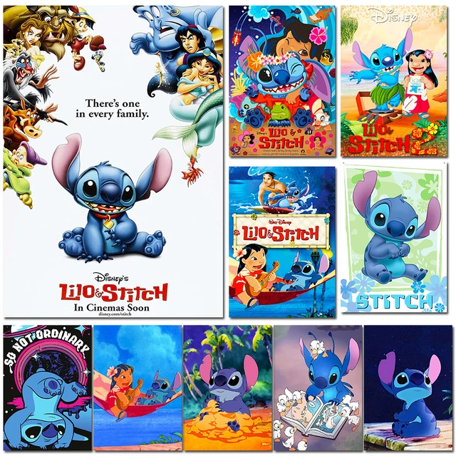 Affiche de Dessin Animé Disney pour Décoration de Chambre d'Enfant, Sticker  Mural, Peinture Artistique, Imprimés en Papier, pour Bar à Domicile -  AliExpress