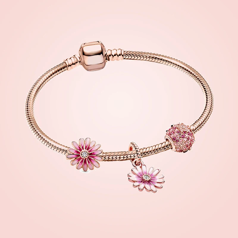 Daisy Charm Bracelet For Women Fashion Jewelry Gift