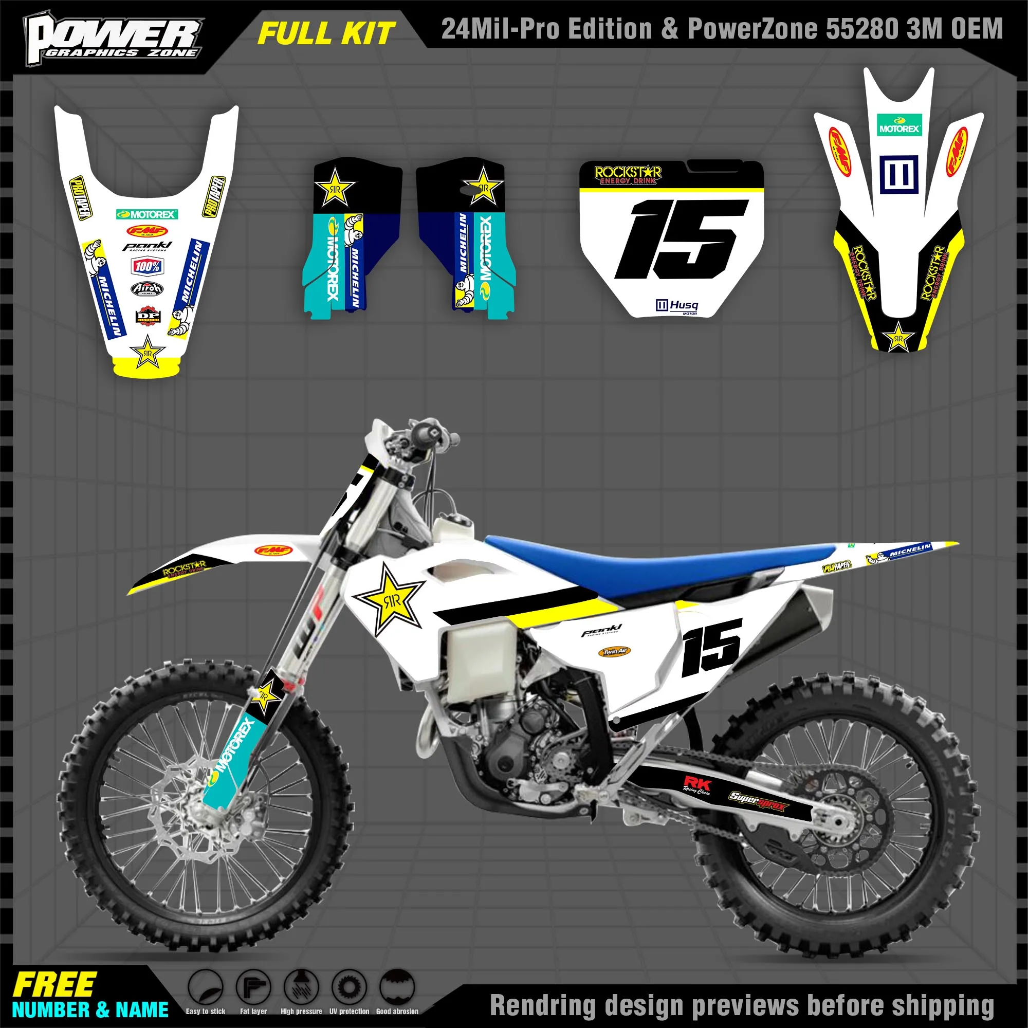Husqvarna Decals Stickers Graphics Husqvarna Fc 450 Graphics Stickers