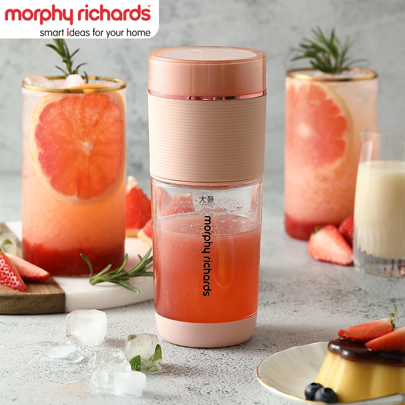 

Morphy Richards MR9801 Portable Juice Cup USB Rechargeable 1200mAh Battery Fresh Fruit Juicer 250ML Orange Squeezer 15000RPM