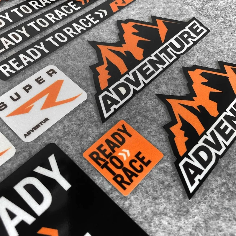 Autocollants De Moto, Autocollants Moto Réfléchissants En Vinyle, Motorcycle Stickers Decals Pour KTM 390 790 890 990 1190 Adventure 1290 Super Prêt à Courir (FG-KTMX09