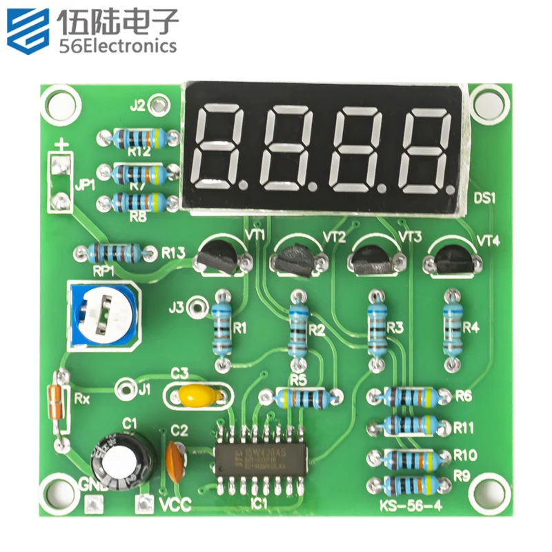 4-bit Digital Thermometer Electronic DIY Kit Welding Assembly Spare Parts for Teaching or Traning electronic kit