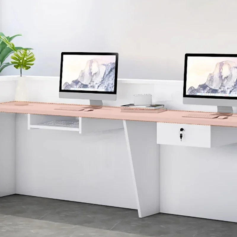 Counter Simple Reception Desks Modern Luxury Design Display Reception Desks Beauty Elegant Commercial Furniture