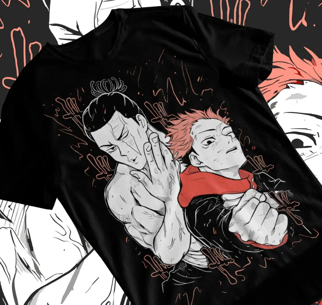 

Yuji Itadori Tshirt Aoi Todo Anime Unisex Jujutsu Kaisen Shirt Soft Tee All Size