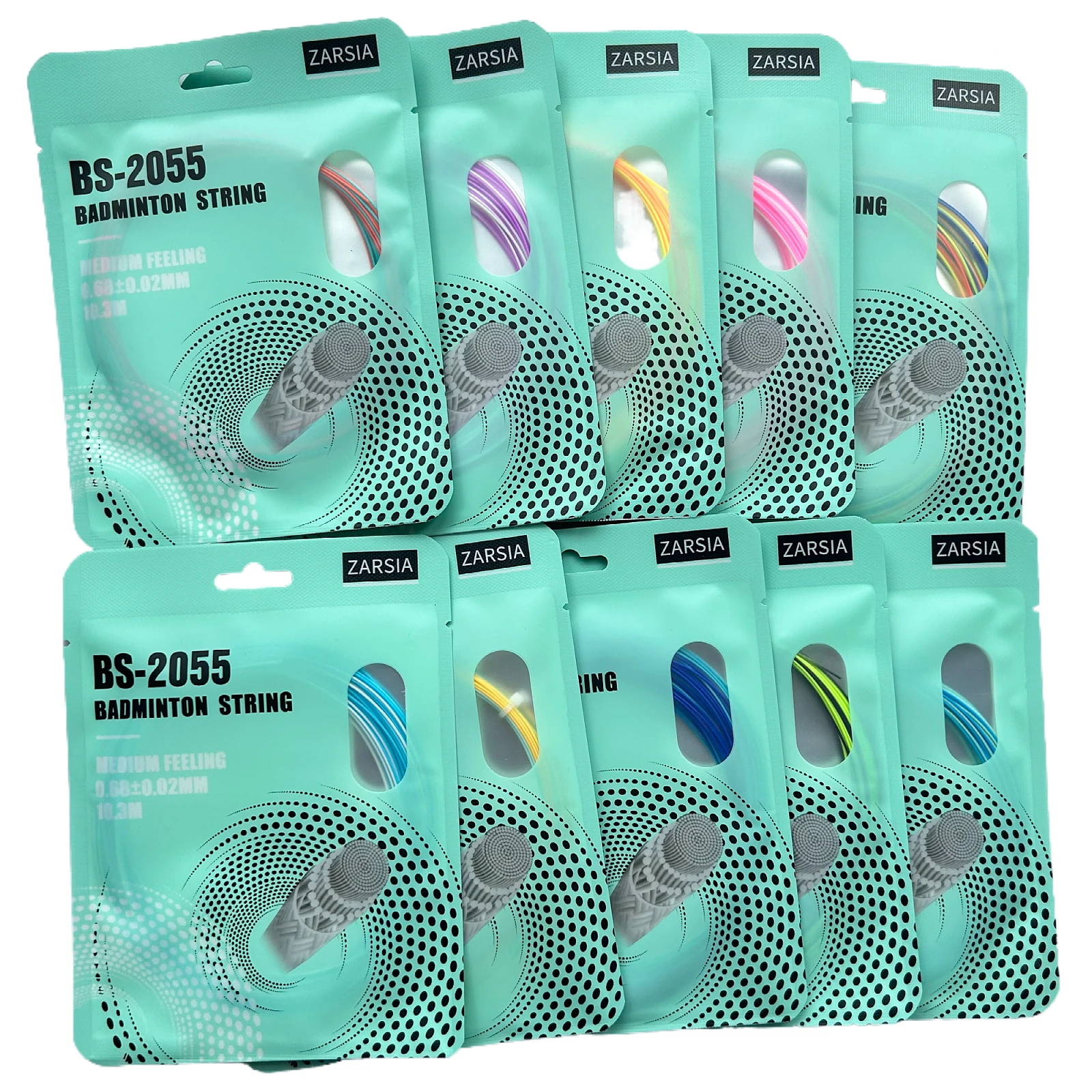 TOPO PA-2055 훈련 배드민턴 스트링, 내구성이 뛰어난 배드민턴 라켓 스..