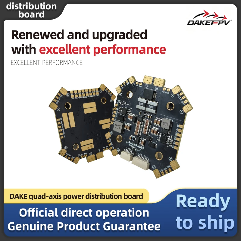 Panneau de distribution pour drone FPV avec plusieurs sorties ESC, idéal pour un montage propre et organisé.
