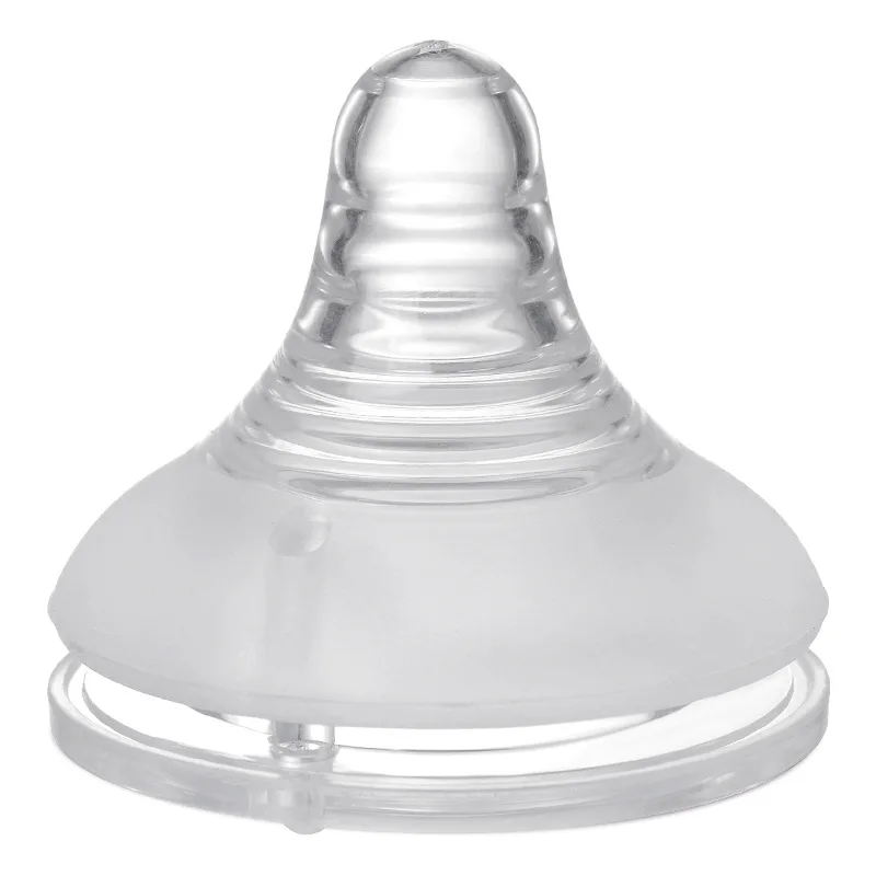 

Baby Soft Silicone Pacifier Nipple for Newborn Wide Mouth Feeding Milk Bottle