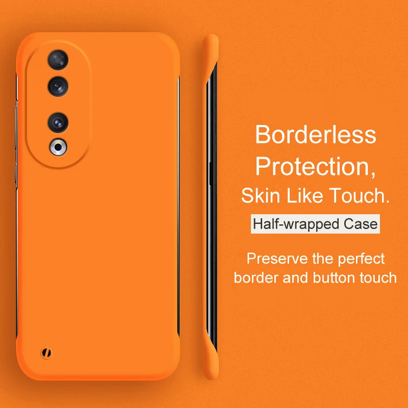 Coque de protection ultra fine en polycarbonate rigide sans bordure de couleur bonbon pour Huawei Honor 90 70 60 50 30 Pro Lite SE_voghion.com