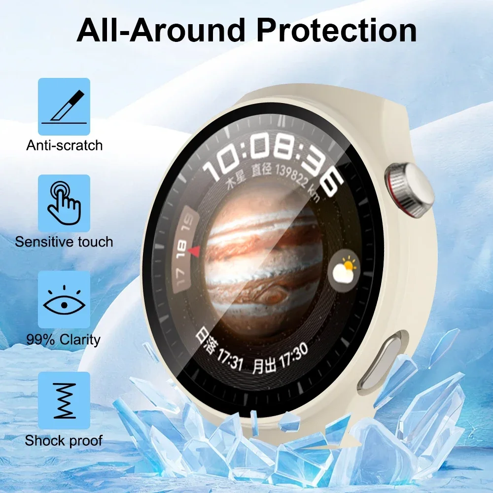 Premium Tempered Glass Shockproof Bumper Shell