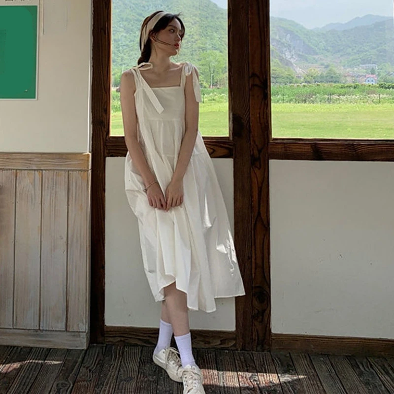 Loygalyet Traf Dress Poliestere Estate Mezza Età Dolce Nessuno Abiti Larghi Abiti In Offerta Liquidazione Liquidazione