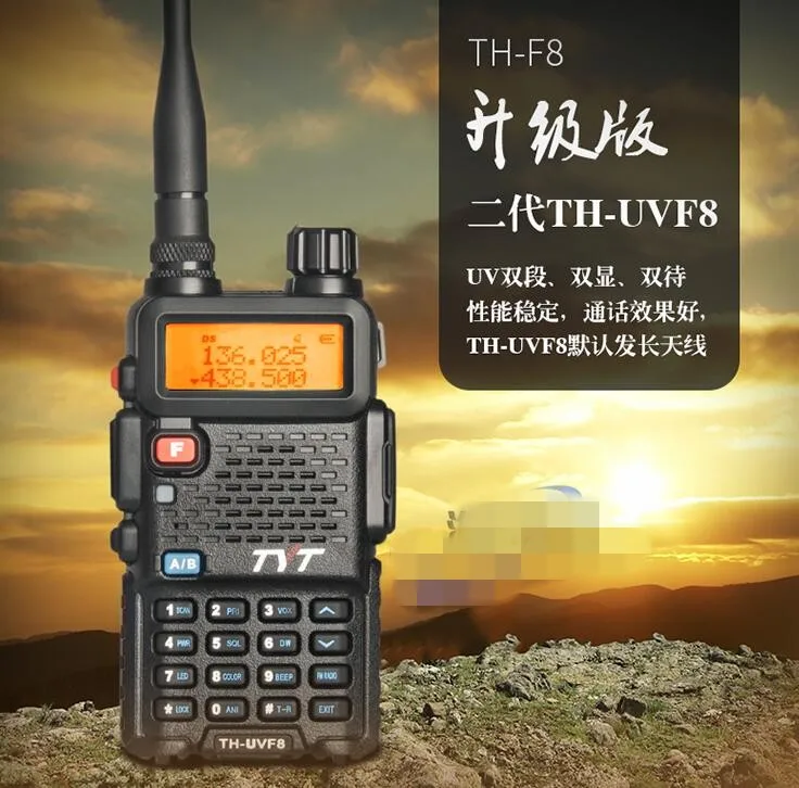

Oirignal TYT TH-F8 Walkie talkie UHF 400-470Mhz портативный приемопередатчик для охоты мощностью 5W