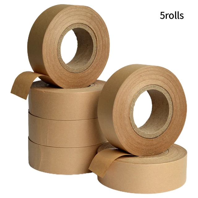 Gaffer Power Water Activated Tape for Packing Boxes | Packing Paper Tape  for Moving | Reinforced Packing Tape | Brown Kraft Paper Tape | Package  Tape