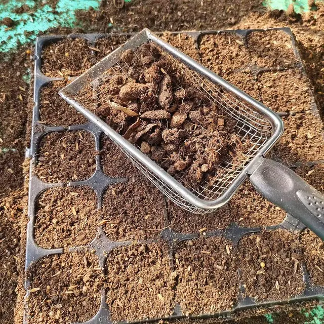Soil Sieve for Gardening Garden Sieve with Handle Vegetable Planting Dirt Sieve Compost
