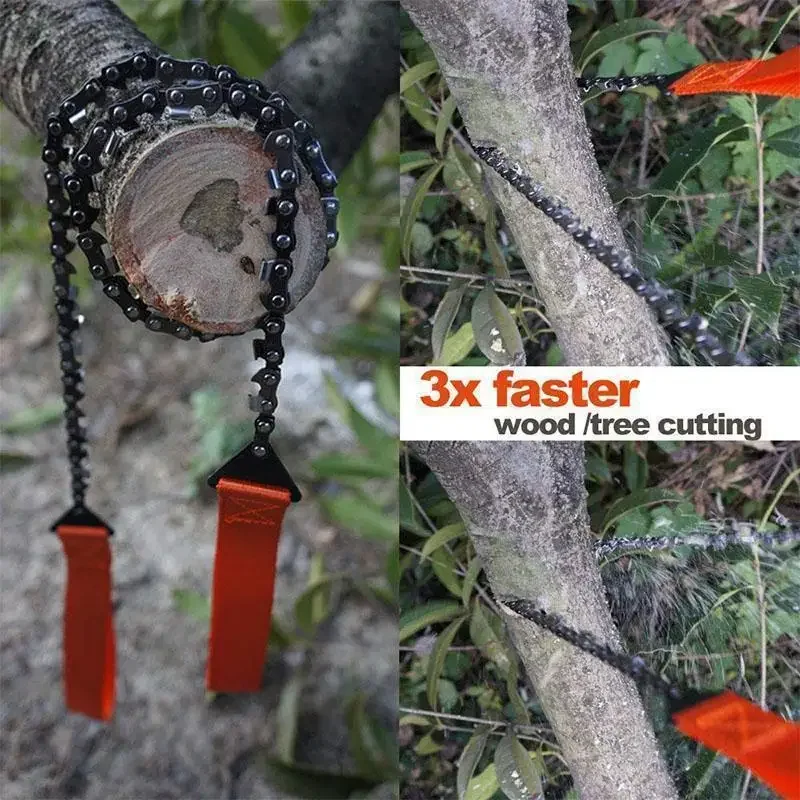 Portable Survival Chain Saw Bushcraft Kit Chainsaws Emergency Camping Hiking Pocket Tool Outdoor Hunt Fish Hand Tool Wire saw