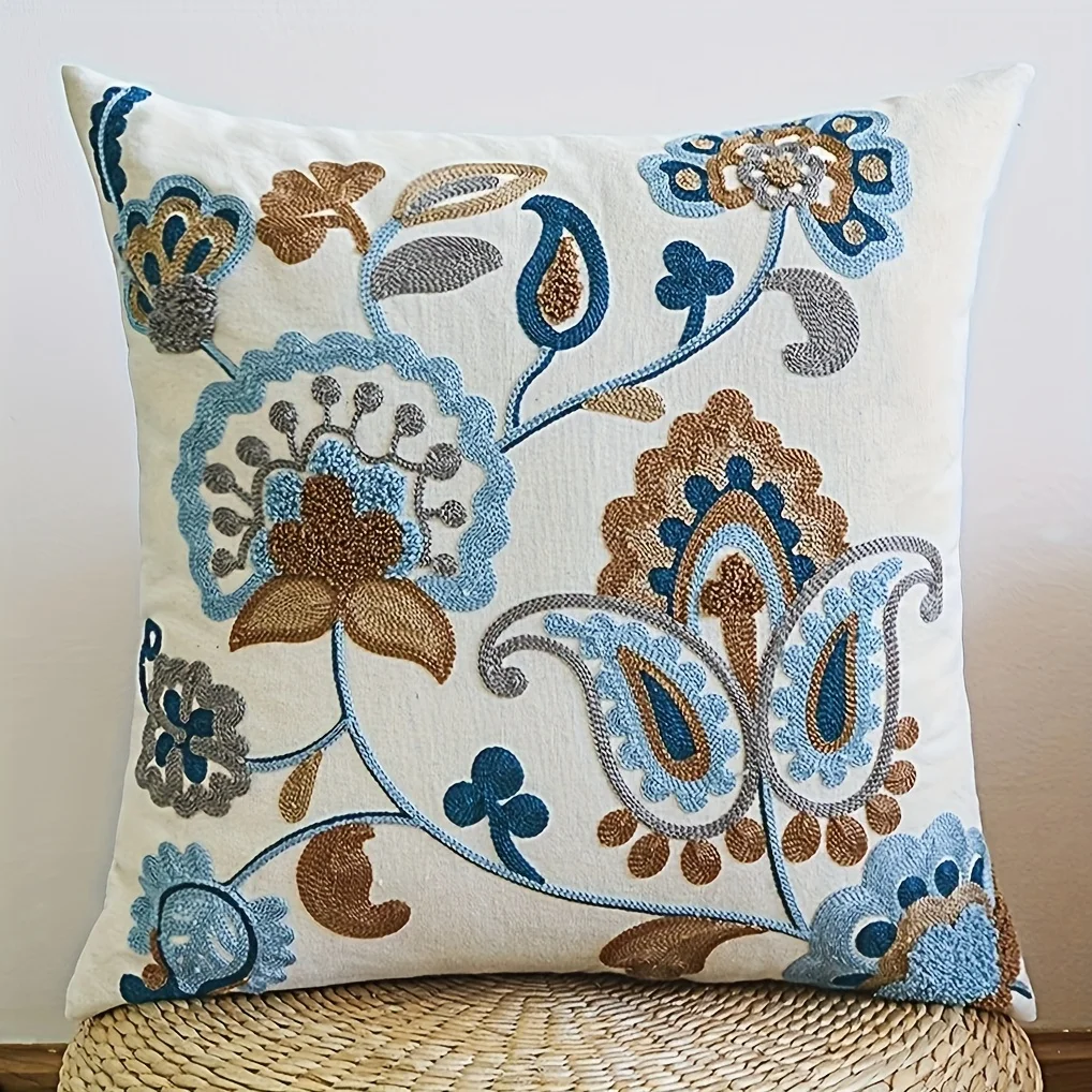 Double boho pillow cover