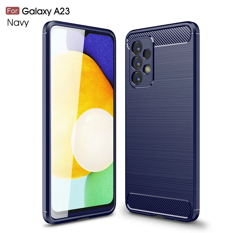 Matte Soft TPU Carbon Fiber Phone Case - Sleek Durable Back Cover