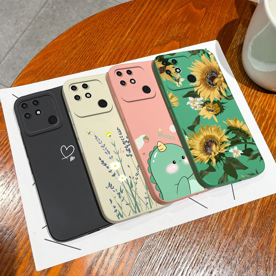 Fashion Love Heart Soft Smooth Liquid Silicone Phone Case - Bumper Cover