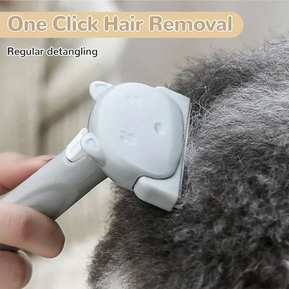 Cat hair removal brush dog epilator pet fur knot cutter puppy cat comb brush dog grooming shedding supplies tool